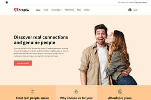 Hrogow Wix Studio Dating Template, a Wix Template by Chamindu Dilshan