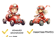 TURBO KID RACERS CRIMSON RETRO CAR, an Object Graphic by Daring Digies (Thumbnail 6 of 6)