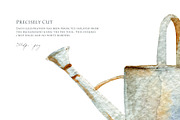 Watercolor Gardening Tools Set, an Object Graphic by NiKO (Thumbnail 3 of 4)