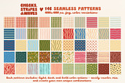 Stripe Wave Dot Tile Retro patterns, a Pattern Graphic by Yuliya Derbisheva (Thumbnail 12 of 13)