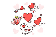 Valentines day event doodle style, an Object Illustration by foxndeer (Thumbnail 2 of 4)