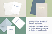 Greeting Card Envelope Mockup Bundle, a Product Mockup by Studio MVDM (Thumbnail 5 of 8)