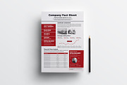 Company Fact Sheet | Word & Indesign, a Flyer Template by obayes (Thumbnail 2 of 4)