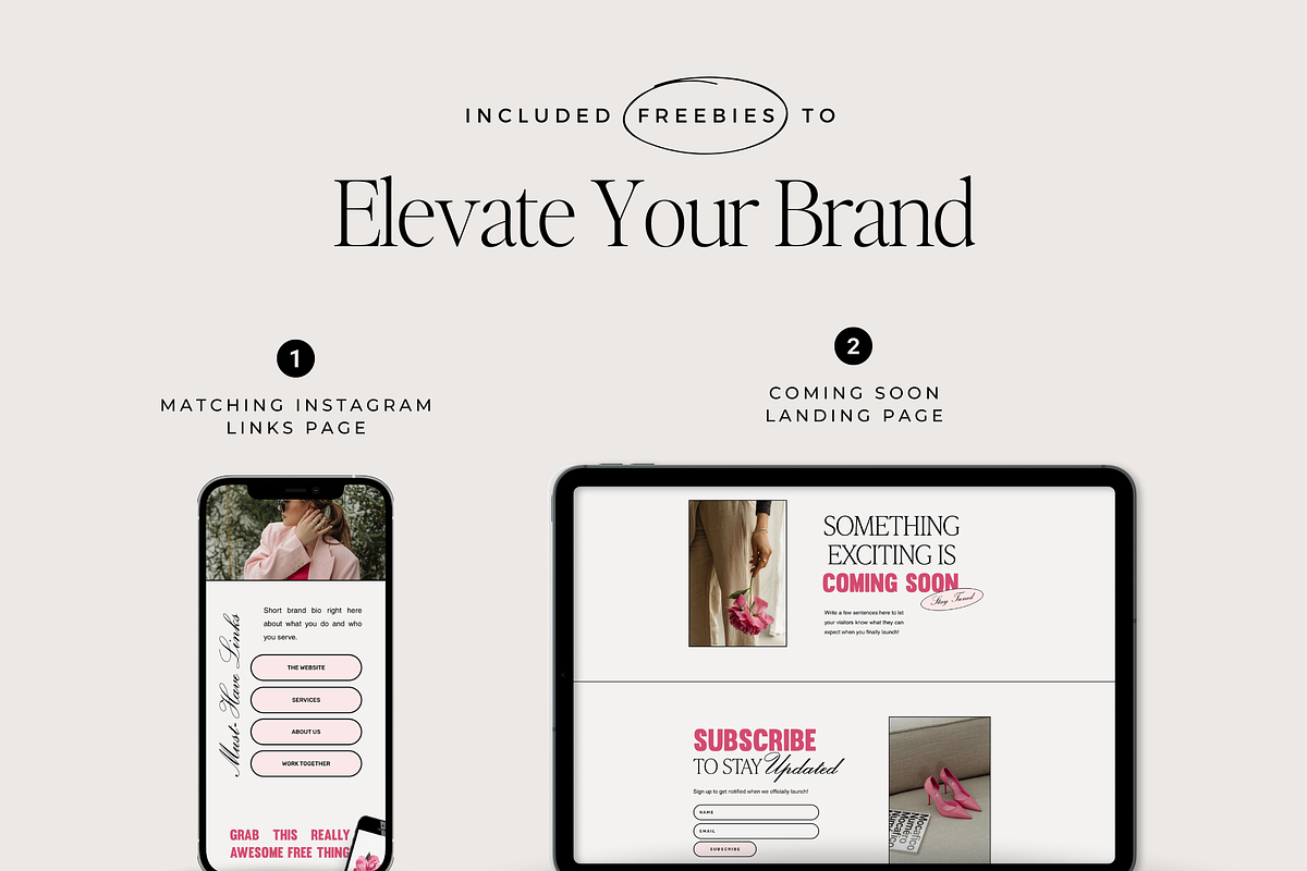 Website Template for Services, a Wix Template by Ton Rêve Design Studio (Photo 3 of 8)