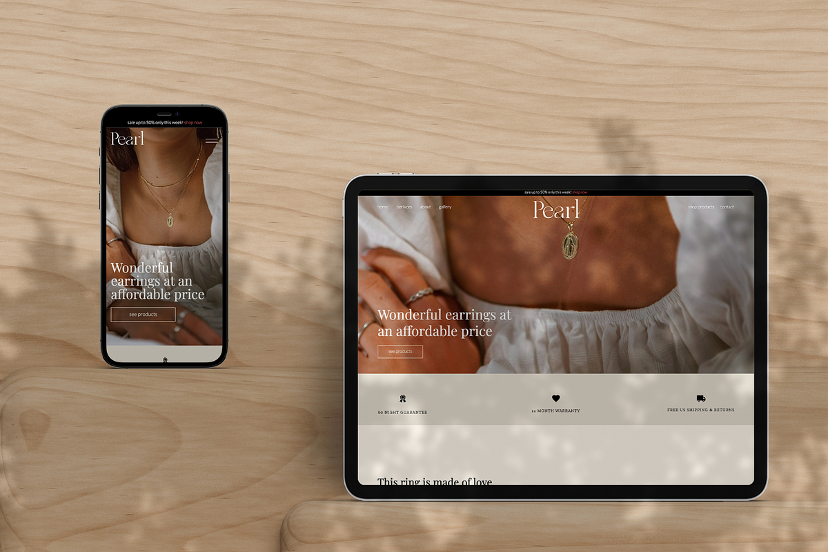 Showit Shop Add-on template, a Landing Page Template by Digital&Chic (Photo 5 of 6)