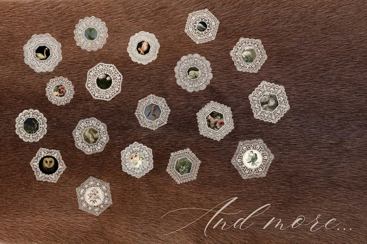 Vintage Lace Frame Set, an Object Graphic by Layl Atelier (Photo 10 of 10)