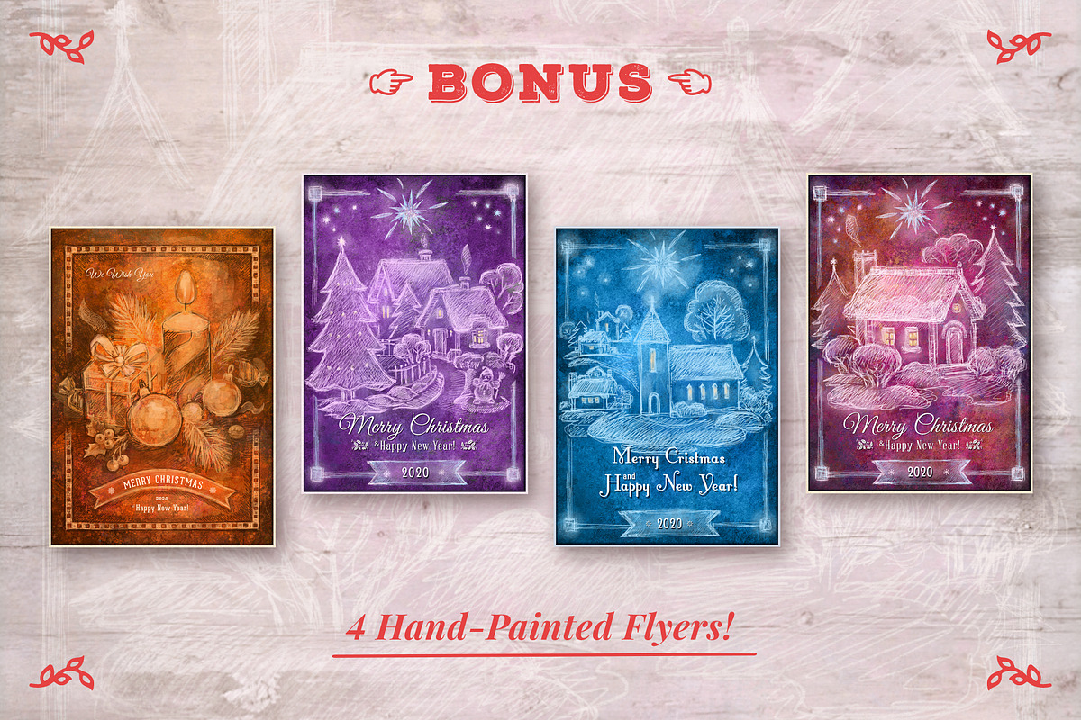 34 New Year Flyers & Cards, a Flyer Template by Digital Space (Photo 7 of 7)