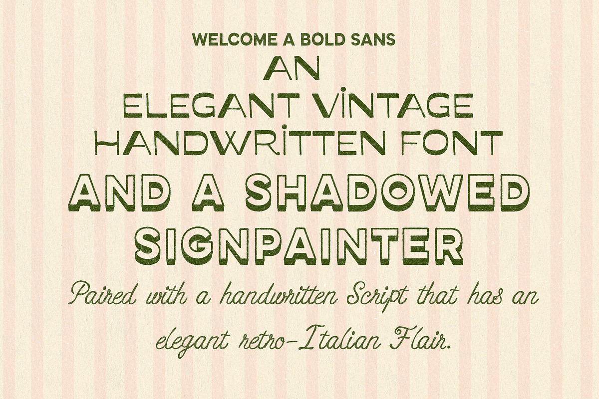 Handwritten Retro Sign Painter Font, a Handwritten Font by Laras Wonderland (Photo 2 of 17)