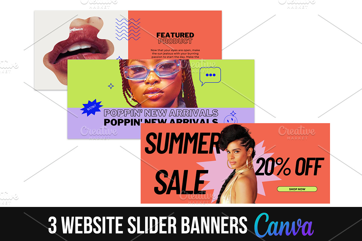 DIY Web Banners: Gen Z Beauty, a Landing Page Template by beautybosslab™ (Photo 2 of 5)