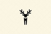Minimalist Deer Icon, an Animal Illustration by Vectorium Studio (Thumbnail 1 of 4)