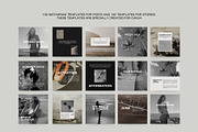 1500 Aesthetic Instagram Templates, a Social Media Template by Instprofi | Studio Estimo (Thumbnail 4 of 60)