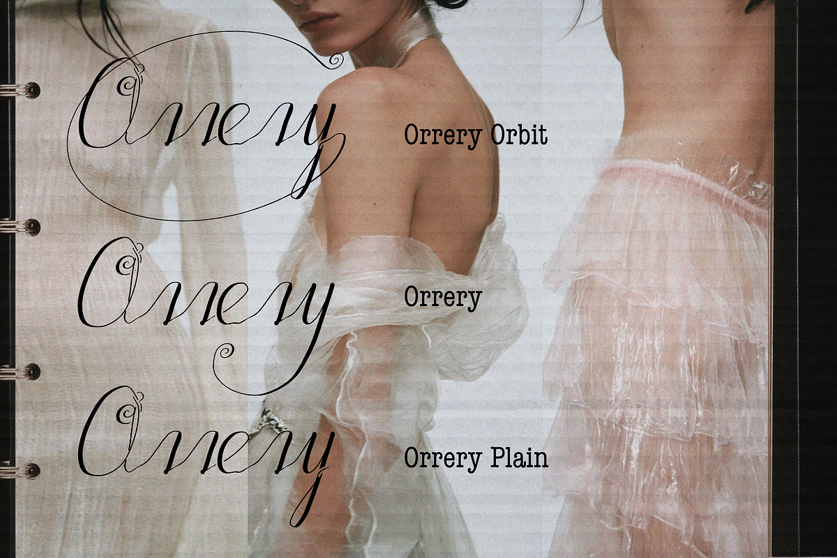 Orrery Orbit - Orbiting Font!, a Handwritten Font by Lilithcollageart (Photo 2 of 10)