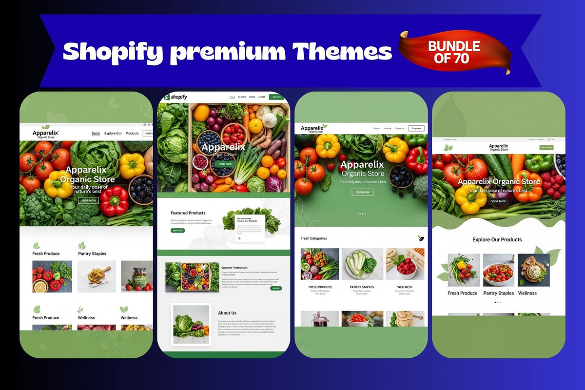 Shopify Premium Themes Bundle 70, a Shopify Template by Crox Studio | Digital (Photo 15 of 59)