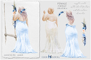 -20% Boho Wedding Portrait Creator, a Decorative Illustration by Cat In Colour (Thumbnail 7 of 12)