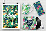 Tropical Vibes, Seamless Patterns, a Pattern Graphic by Stella's Graphic Supply (Thumbnail 3 of 4)