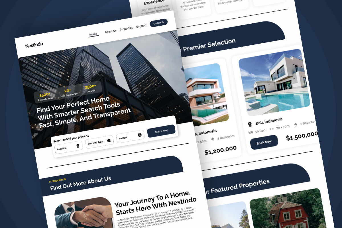 Nestindo - Property Landing Page preview 4