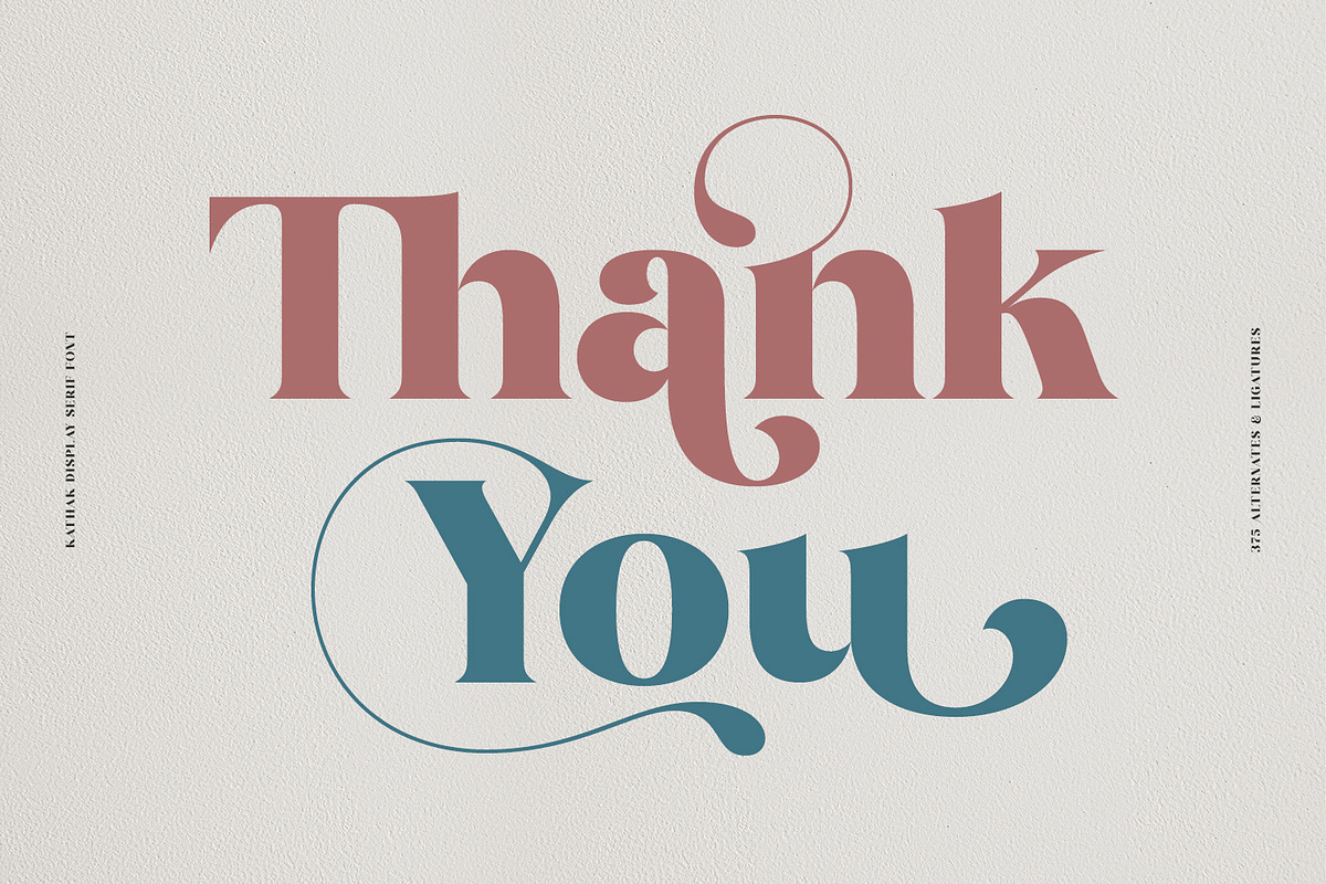 Kathak - Modern Classy Serif Font, a Serif Font by Ekahermawan (Photo 14 of 14)