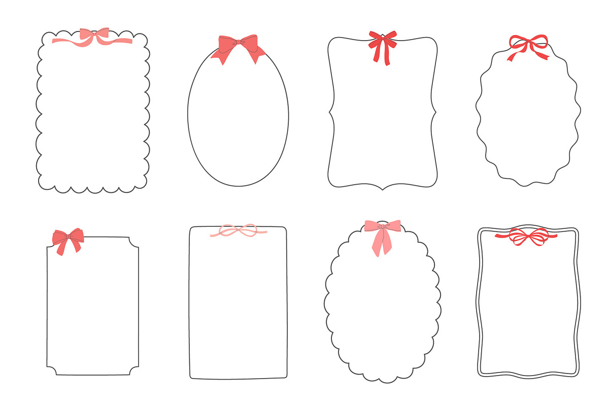 Bows and Frames Collection, a Decorative Illustration by yarynabo (Photo 11 of 15)