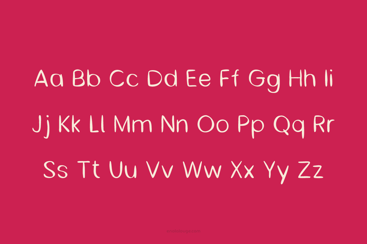 Ciel - poetic handmade typeface, a Handwritten Font by Enola Louge (Photo 2 of 8)