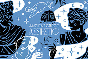 Ancient Greece. Antique Aesthetic, an Illustration by OlgaSoi007 (Thumbnail 2 of 9)