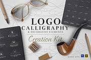 Logo Creation Kit - Calligraphy, a Branding & Logo Template by Graphicdome (Thumbnail 1 of 6)