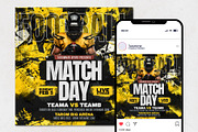 Football Match Day Flyer Template, a Flyer Template by Tarommir (Thumbnail 2 of 3)