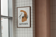 COZY AUTUMN modern posters set, a Seasonal Illustration by Yuliia Lashevska (Thumbnail 5 of 11)