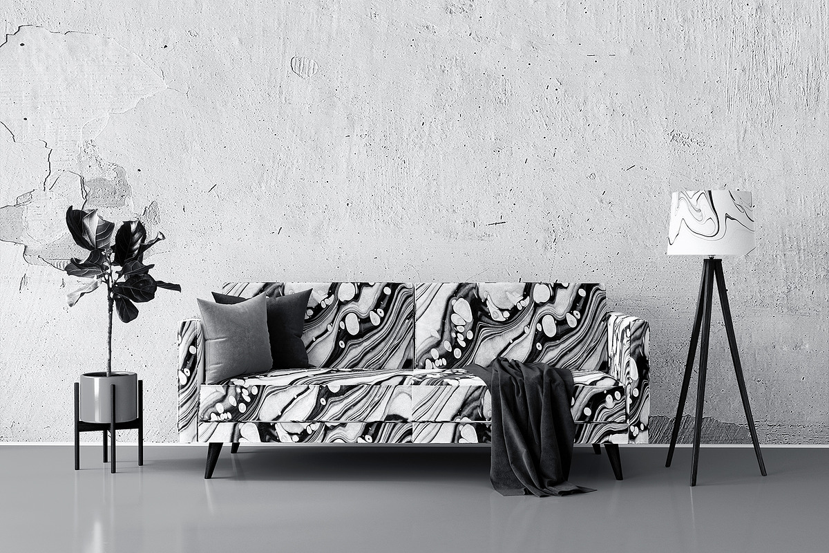 Black & White textures, a Texture Graphic by Mirror Flow (Photo 4 of 12)