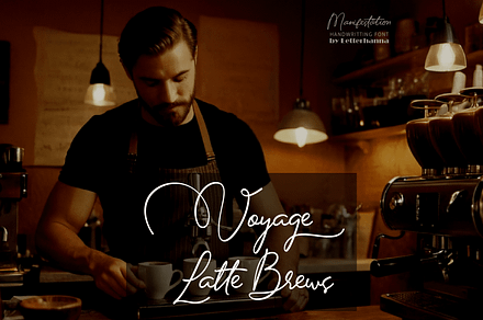 Manifestation, a Handwritten Font by Letterhanna Studio