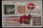 Rapstar Brush & SVG Font, a Script Font by Cruzine (Thumbnail 4 of 13)