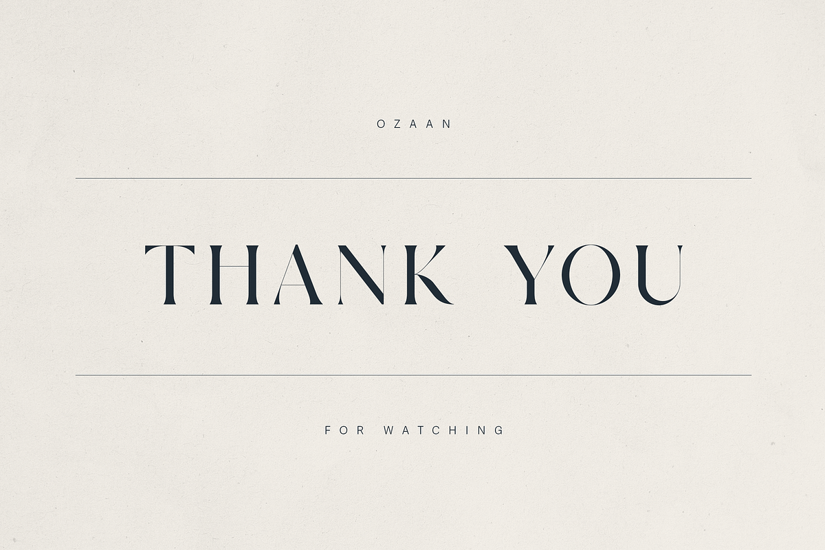 OZAAN – A Sophisticated Modern Serif, a Serif Font by Only Fonts (Photo 11 of 11)