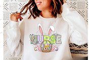 Happy Easter Nurse Sublimation Png, an Illustration by Designking (Thumbnail 5 of 6)