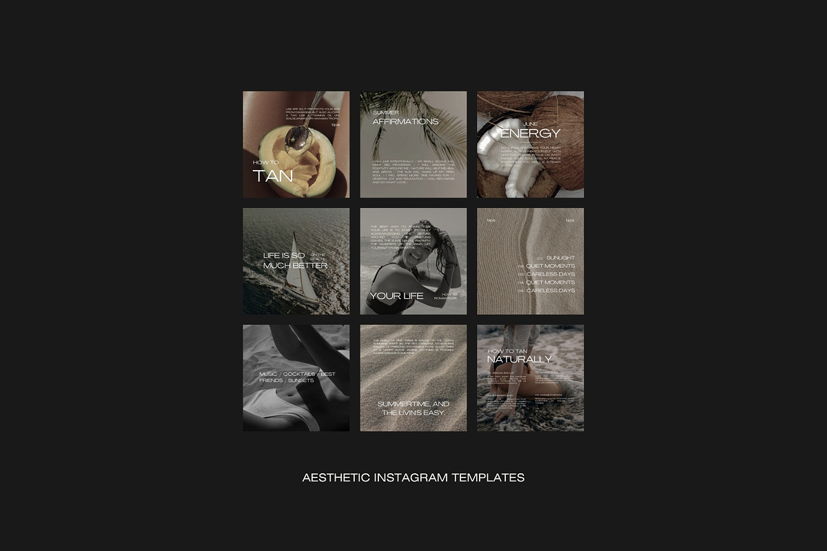 Aesthetic Instagram Templates XVI, a Social Media Template by Instprofi | Studio Estimo (Photo 10 of 10)