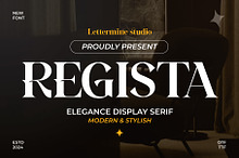 Regista - Display Serif