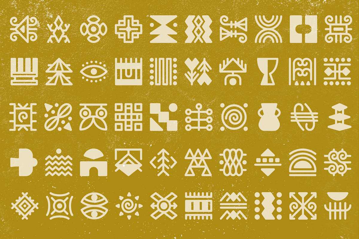 Ethnic Icons Vol 4, an Outline Icon by Tekuni (Photo 3 of 12)