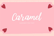 Caramel handwritten font, a Handwritten Font by BilberryCreates (Thumbnail 1 of 7)
