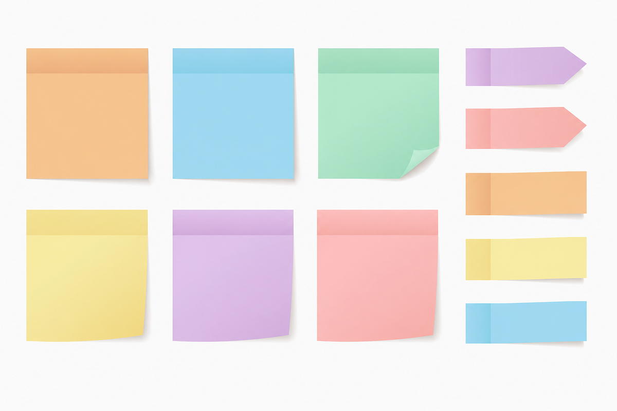 Sticky Notes & Paper Labels, a Seasonal Illustration by Anna Studio (Photo 10 of 12)