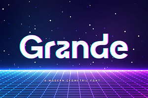 Grande Modern Geometric Font