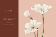 Floral Flow, Romantic Repeat Pattern, a Pattern Graphic by Marchel Studio (Thumbnail 2 of 4)