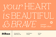 Jiftan - 12 Retro Family, a Serif Font by Dharmas Foundry (Thumbnail 7 of 15)