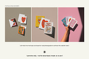 US A2 greeting card mockup set, a Merchandise Mockup by MCKP*ME (Thumbnail 3 of 7)