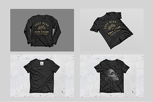 Editable T-Shirt Mockups PSD