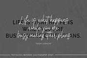 Wathenda Chic Calligraphy, a Script Font by Muwatta Studio (Thumbnail 6 of 11)
