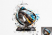 Paint Splatter Effect Ps Action, an Action Add-On by Studio Retouch (Thumbnail 3 of 17)