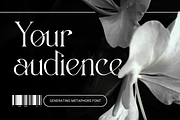 Generating Metaphors - Elegant Serif, a Serif Font by 177Studio (Thumbnail 4 of 8)
