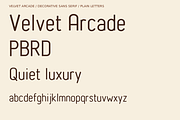 Velvet Arcade Architectural Art Deco, a Sans Serif Font by Colorsfav (Thumbnail 11 of 11)
