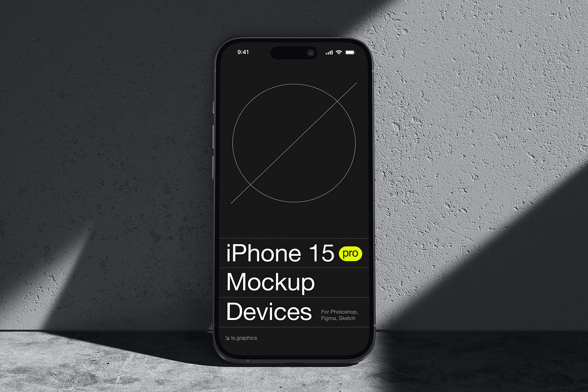 K-Mockups: iPhone 15 Pro, an iPhone Mockup by ls.graphics (Photo 7 of 10)