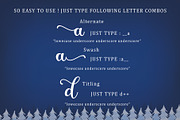 Christmas Bear - Modern Calligraphy, a Handwritten Font by alifryanzulfikar (Thumbnail 8 of 10)