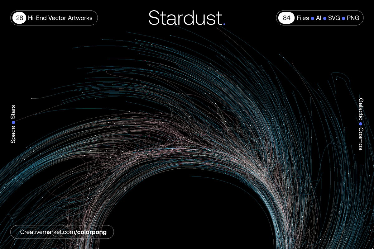 Stardust - Vector Bundle, a Technology Illustration by Colorpong (Photo 18 of 21)