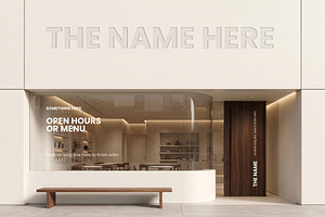 Storefront Window Mockups